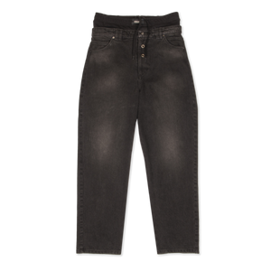 FW24 Fleece & Denim Layered Pant